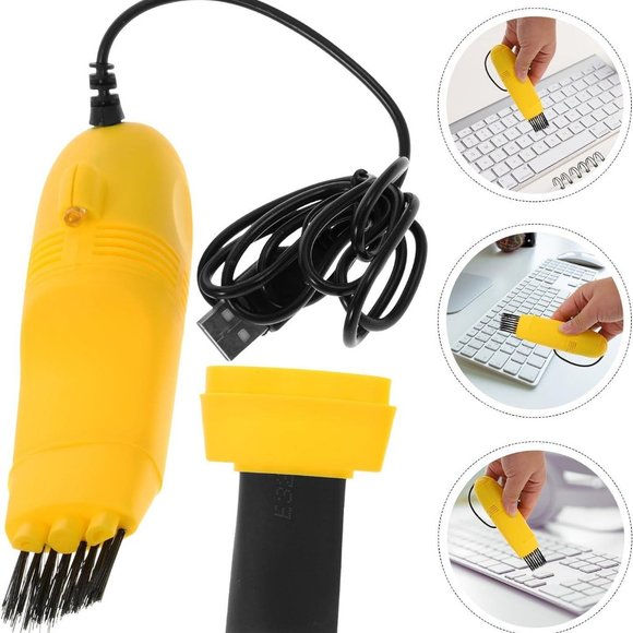 Miniature USB Cleaner with Smooth Dust Brush Suction Holes - Picture 7 of 9